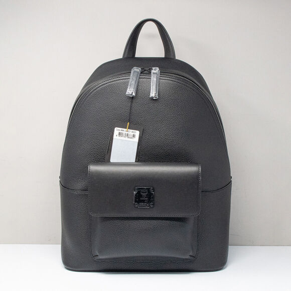 MCM Other - MCM Stark Black Leather Medium Backpack (MMKCAVE01BK001)